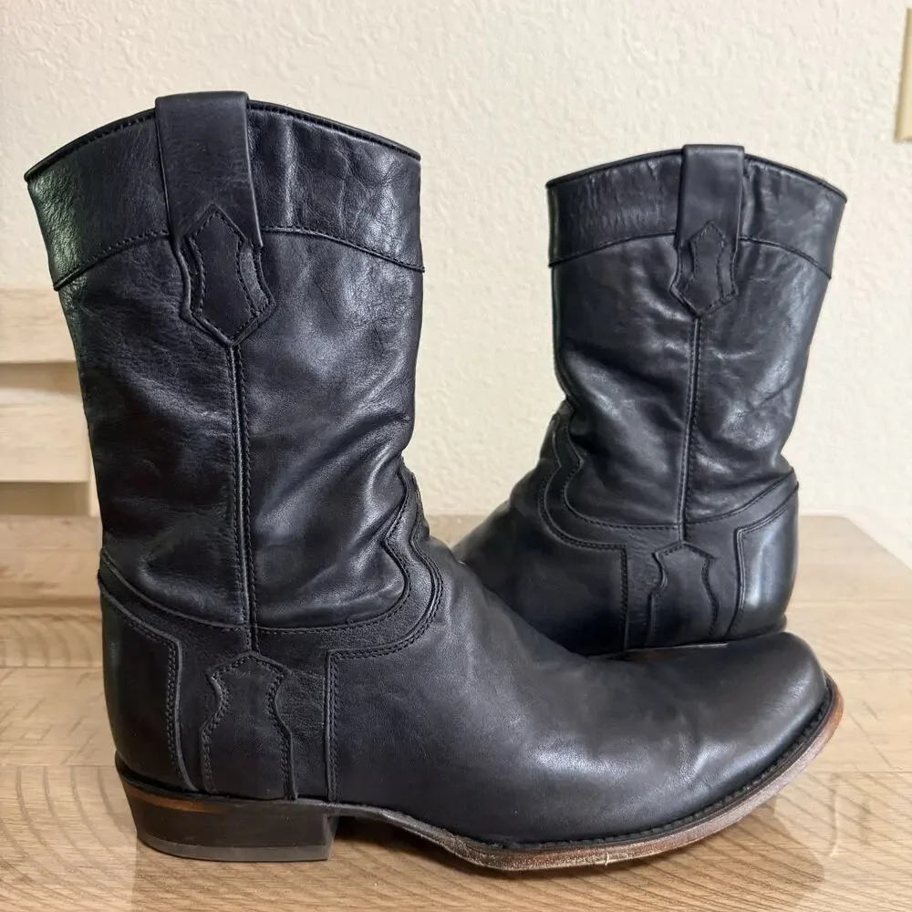 Cuadra Mens Boots Volturno Negro Semi Cuadrada Mens SIZE 10 1/2